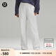 lululemon丨Loungeful 女士休閑直筒長褲 透氣 LW5EWUA 雜色超淺灰 M