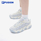 FILA FUSION斐樂(lè )女鞋潮牌文化籃球鞋休閑鞋情侶運動(dòng)鞋斐樂(lè )男女鞋 香草冰/冰灰-VI【女】 38