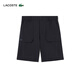 LACOSTE法國鱷魚(yú)男裝松緊腰身百慕大休閑簡(jiǎn)約寬松直筒五分短褲|FH7741 HDE/藏青色 44
