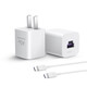 華為原裝冰糖全能氮化鎵手機充電器（Max40W）線(xiàn)充套裝 適配手機Mate60系列蘋(píng)果手機iPhone16系列