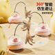 華元寵具（hoopet）貓咪玩具自動(dòng)逗貓棒自嗨解悶逗貓激光筆貓咪耗體力電動(dòng)智能寵物車(chē) 【櫻花粉】激光自動(dòng)逗貓