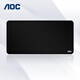 AOC全屬性系列電競(jìng)游戲長(zhǎng)款鼠標(biāo)墊大號(hào)600*300*2mm加厚鎖邊辦公鍵盤電腦書(shū)桌墊黑色M195/93
