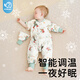 EVEBABY嬰兒睡袋秋冬款寶寶睡袋分腿純棉兒童防踢被子?jì)胗變核露炯雍?【秋冬10-20℃】圣誕歡迎會(huì) S碼(適合60-85cm)建議6-18個(gè)月