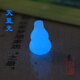 琉麗夜光石葫蘆項鏈吊墜發(fā)光石頭福祿掛件小葫蘆飾品地攤網(wǎng)紅 天藍光