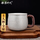 銀器時(shí)代 養(yǎng)生銀杯足銀999咖啡杯花茶杯多用途手工錘紋大號(hào)主人杯銀茶杯子 90克+證書(shū) 130ml 1只