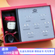 畢業(yè)生日禮物送女友老婆閨蜜一周耳釘女s999足銀耳環(huán)養(yǎng)耳洞實(shí)用的 999足銀耳釘套裝A