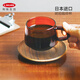 Kinto 日本品牌茶杯琥珀色把手復古咖啡杯耐熱玻璃水杯辦公室茶水 把手款 340ml