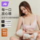 婧麒（JOYNCLEON）孕婦哺乳內衣懷孕期產(chǎn)后喂奶專(zhuān)用聚攏文胸 泡沫粉 L碼 Jwx72748