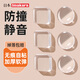 Imakara開(kāi)門(mén)門(mén)把手防撞貼墻面防撞條透明門(mén)后防撞墻貼柜門(mén)冰箱防碰撞硅膠 【圓形】自粘-防撞粒 6個(gè)裝