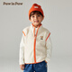 PawinPaw【抗靜電】卡通小熊童裝秋冬男女童搖粒絨馬甲 Ivory象牙色/39 150 cm