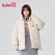 班尼路（Baleno）冬季新款棉服男外套男女同款秋冬季加厚棉衣面包服立領(lǐng)防風(fēng)棉襖男