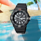 卡西歐（CASIO）CASIO時尚手表簡約運動防水學(xué)生情侶手表MRW-200HC-7B 7B 石英表 MRW-200H-1B 【附加貼膜】