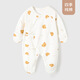 忻悅晴嬰兒衣服包手包腳防抓臉純棉睡衣新生兒連體衣初生寶寶哈衣四季款 滿(mǎn)印玩偶熊包手包腳連體 59cm