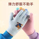 AWMBEL汪汪隊兒童手套分指冬季半指手套保暖寫作業(yè)手套漏指手套靈活jm 薄荷綠阿奇