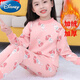 迪士尼兒童保暖內衣套裝女童加絨加厚秋衣秋褲寶寶中大童保暖睡衣家居服 中I領(lǐng)粉色 兔子【加絨款】 120 建議身高110-120CM