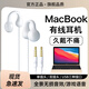 hang適用蘋(píng)果筆記本有線(xiàn)耳機macbookair/pro電腦夾耳式電競游戲高音質(zhì)【白】3.5mm雙接口/2.2m【j11】