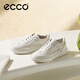 愛步（ECCO）25年夏季新款潮流拼色厚底休閑板鞋 街頭球鞋女鞋272803 白色37