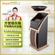 Supercloud不銹鋼煙灰桶缸酒店大堂垃圾桶立式賓館帶內(nèi)桶商場(chǎng)走廊電梯口室內(nèi) 方管新概念座地?zé)熁彝啊久倒褰稹? title=