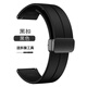 適用CASIO卡西歐手表表帶GA-2100/2110/GM-2100/5610磁吸折疊扣液態(tài)硅膠腕帶 磁吸扣硅膠表帶-黑色 適配卡西歐GA-2100-16mm【送工具】