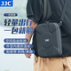 JJC 相機(jī)包 單肩斜挎攝影四方包 一機(jī)兩鏡 適用于索尼佳能尼康單反大疆無人機(jī)手提內(nèi)膽背包硬殼收納袋 【黑色黑邊】配相機(jī)包肩帶、帶2片隔板