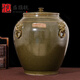 愷盛景德鎮(zhèn)陶瓷米缸米桶茶葉末油缸酒壇缸水缸密封50斤100斤200斤裝 獅耳罐30斤
