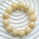 芠拉大尺寸盤(pán)串白玉菩提根手串手鏈老型桶菩提子繞指柔佛珠文玩男女 奶黃桶珠  A09-203 18mm 16-