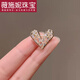 薇施妮（WEISHINI）新款愛心防走光扣小胸針時尚領(lǐng)針別針衣服百搭迷你胸花女開衫扣針 158#愛心金色  A28-208