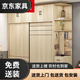 全友家居卓器輕奢衣柜臥室家用推拉門現(xiàn)代簡約家具整體組合家具北歐原木色 單衣柜(衣柜加厚背板) 1.2