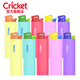 草蜢（CRICKET）砂輪打火機 蠟筆系列10支 原裝進(jìn)口一次性火石滑輪安全防爆定制