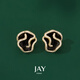Jay黑色云朵耳釘耳環(huán)女時(shí)尚耳墜耳飾品送女友閨蜜生日禮物