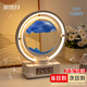星伴月流沙畫音響臺(tái)燈臥室床頭燈氛圍燈七夕情人節(jié)禮物送男女友生日禮物 圓形【升級(jí)天貓精靈】精包裝禮袋