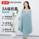 金號(hào)浴巾家紡 180*80cm3A抗菌加厚加大洗澡巾 純棉A類吸水浴巾800g 藍(lán)