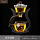 典躍懶人茶具高檔半自動(dòng)磁吸泡茶器家用手工鑲銀玻璃功夫茶具套裝送禮 富甲錦鯉-泡茶器套裝