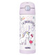 膳魔師（THERMOS）2024新品JNR-502kitty獨角獸聯(lián)名限量款學(xué)生便攜高顏值卡通保溫杯 吸管加直飲兩用 470ml