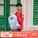 JANSPORT杰斯伯雙肩包女男時(shí)尚休閑雙肩包/裁切不一樣花紋會(huì )不一致 T50140U素描形圖記-無(wú)側袋無(wú)隔層