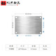 現(xiàn)貨批發(fā)1件=10片空白不銹鋼板標識牌空白銘牌激光打標金屬鋁標牌胚鐵牌可定制201/304不銹鋼 不銹鋼60*40*0.5mm 空白10片