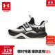 安德瑪（Under Armour）童鞋兒童籃球鞋中性大童秋季網(wǎng)面透氣防滑魔術(shù)貼運動鞋2531501