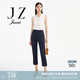 玖姿（JUZUI）商場(chǎng)同款通勤條紋西裝褲女裝夏款休閑褲JWCX11102 條丈青 S