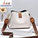 袋鼠（KANGAROO）2025女士質(zhì)感斜挎包包2025軟皮多層大容量氣質(zhì)百搭通勤手提包 棕黃色