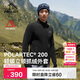 伯希和（Pelliot）抓絨衣男Polartec200秋冬保暖搖粒絨沖鋒外套女夾克114310191黑L