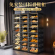 JEKO&JEKO免安裝簡(jiǎn)易鞋柜塑料收納家用防塵省空間大容量可折疊鞋柜收納盒 2列9層18格（放36雙鞋子）加高款