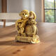 玄大師銅猴子擺件金猴送寶吉祥物屬猴金屬工藝品十二生肖猴形飾品 富貴猴高28Cm