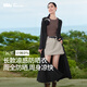 蕉下（beneunder）防曬服長款女冰絲涼感海邊沙灘透氣全身防曬AL90224漫暮黑M