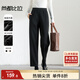 尚都比拉冬季休閑松緊腰加絨舒適保暖輕運動(dòng)哈倫小腳褲