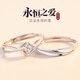 PWL情侶對(duì)戒925銀戒指莫比烏斯環(huán)戒指情侶款情人節(jié)禮物送男女友 永恒之愛(ài)男款單只【S925銀】