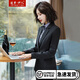造夢(mèng)伊人小西裝女職業(yè)裝女裝套裝春裝白領(lǐng)OL面試正裝韓版修身顯瘦西服女新品外套售樓文員工裝 黑色單件西裝 XL