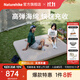 Naturehike挪客羽骨C12自動(dòng)充氣床墊 午休睡墊地墊戶(hù)外露營(yíng)家用便攜加厚雙人 黎草色/雙人內置泵/132*200*12cm