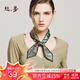 絲界新品100%桑蠶絲真絲絲巾長(cháng)條巾twilly絲帶發(fā)帶麻花辮飄帶發(fā)繩綁包