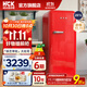 HCK哈士奇復古冰箱大吐司 【補貼20%】單門(mén)冰箱281升家用客廳一級能效辦公室茶水間立式130gga 中國紅丨281升 | 北歐典藏