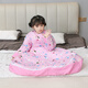 零零豬純棉兒童睡袋大童寶寶防踢被子神器6-12歲 3-6歲春秋冬季薄款 麗蓓卡萌狗（升級智能感溫） 120cm春秋中厚【15-20℃】3-6歲